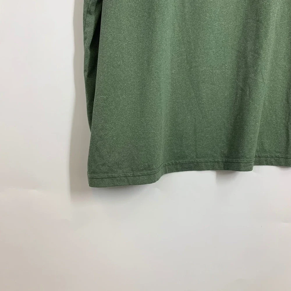 REI Coop Mens XLarge Green‎ Heathered Short Sleeve T Shirt Outdoor Wilderness